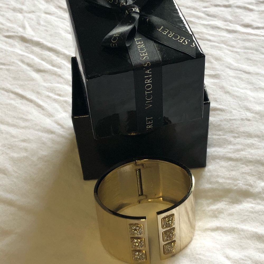 Victoria Secret Bohemian Limited Edition Gold Tone Cuff Bracelet